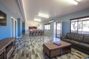 Euston Club Resort Cabin 10 lounge 